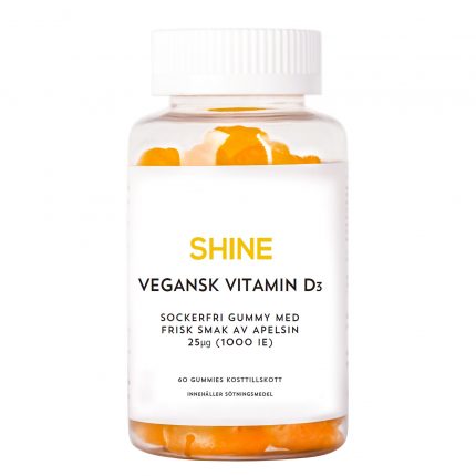 Produktbild shine vitamin d3 solskensvitamin på burk